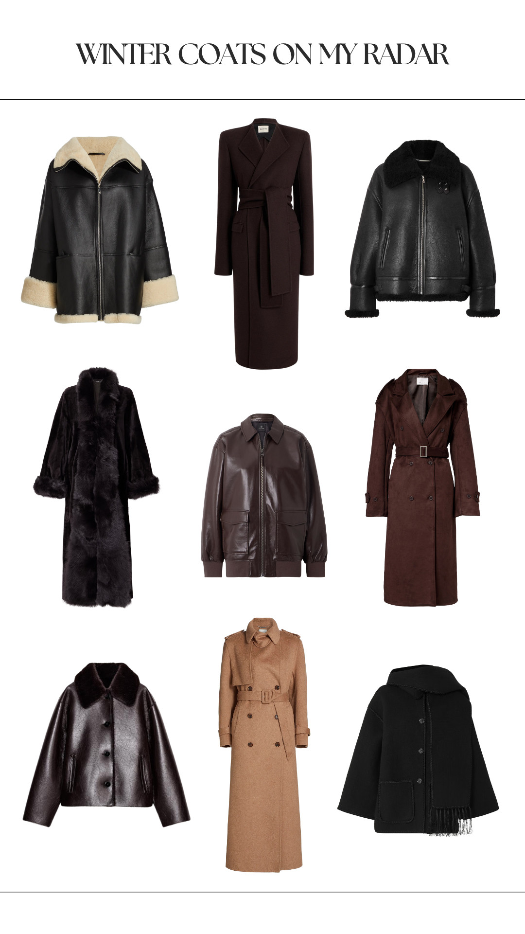 Winter coats on my radar 

 #LTKHoliday #LTKSeasonal #LTKStyleTip