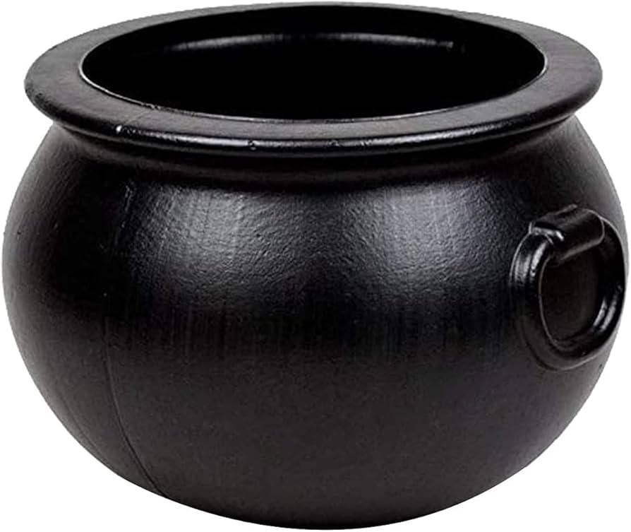 PMU 18" St. Patrick's Day Pot of Gold bucket Black Plastic Cauldron For St. Patrick's Day Leprech... | Amazon (US)