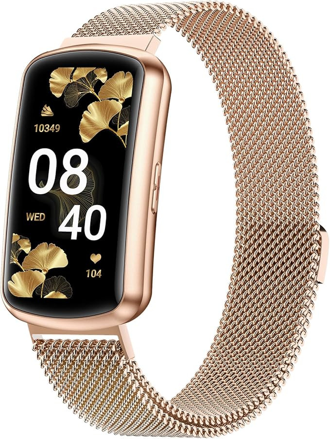 Health Fitness Tracker with 24/7 Heart Rate and Blood Pressure, Smart Watch with Blood Oxygen Mon... | Amazon (US)