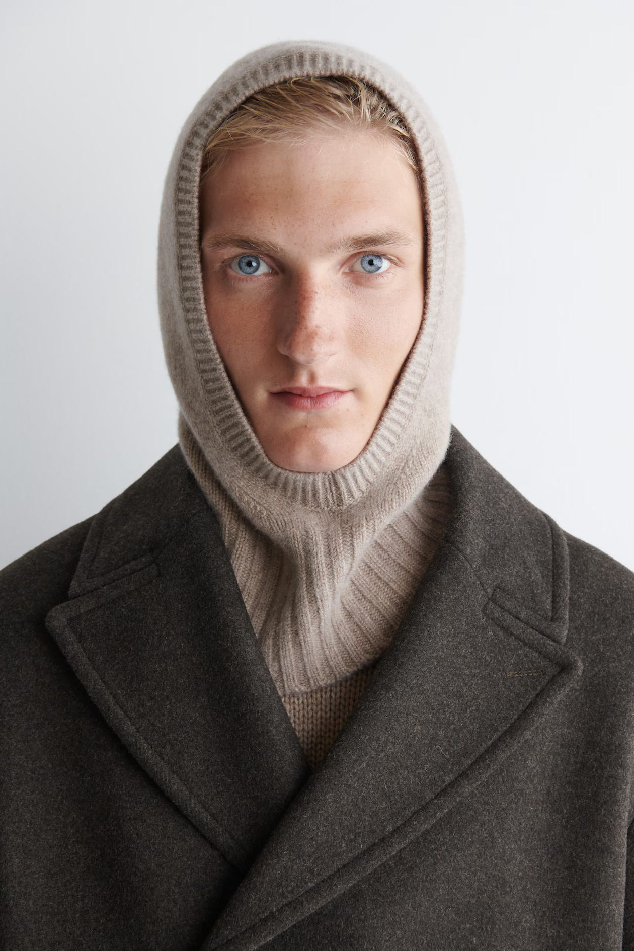 CASHMERE BALACLAVA - BEIGE MÉLANGE | COS | COS UK