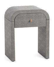1 Drawer Curved Side Table | Marshalls