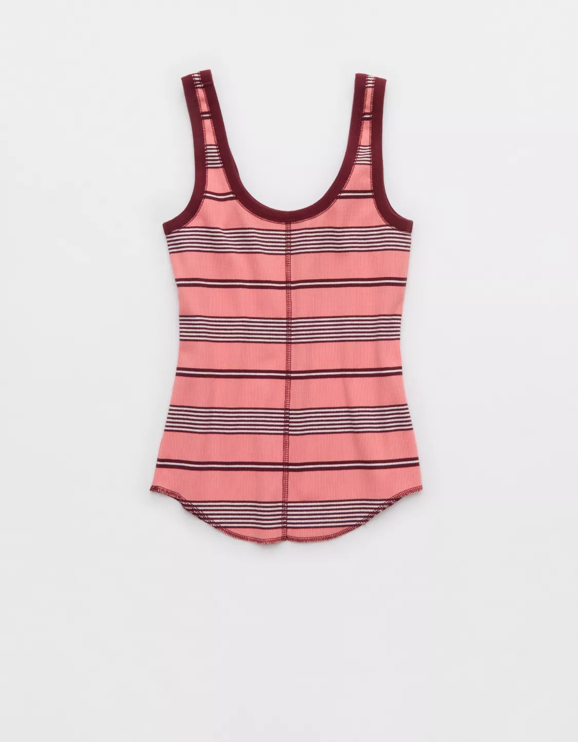 Aerie Ribbed Scoop Neck Tank Top | American Eagle Outfitters (US & CA)