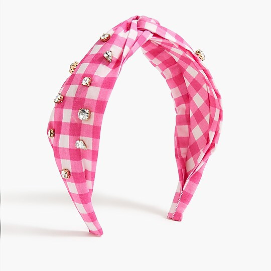 Crystal-embellished knot headband | J.Crew Factory