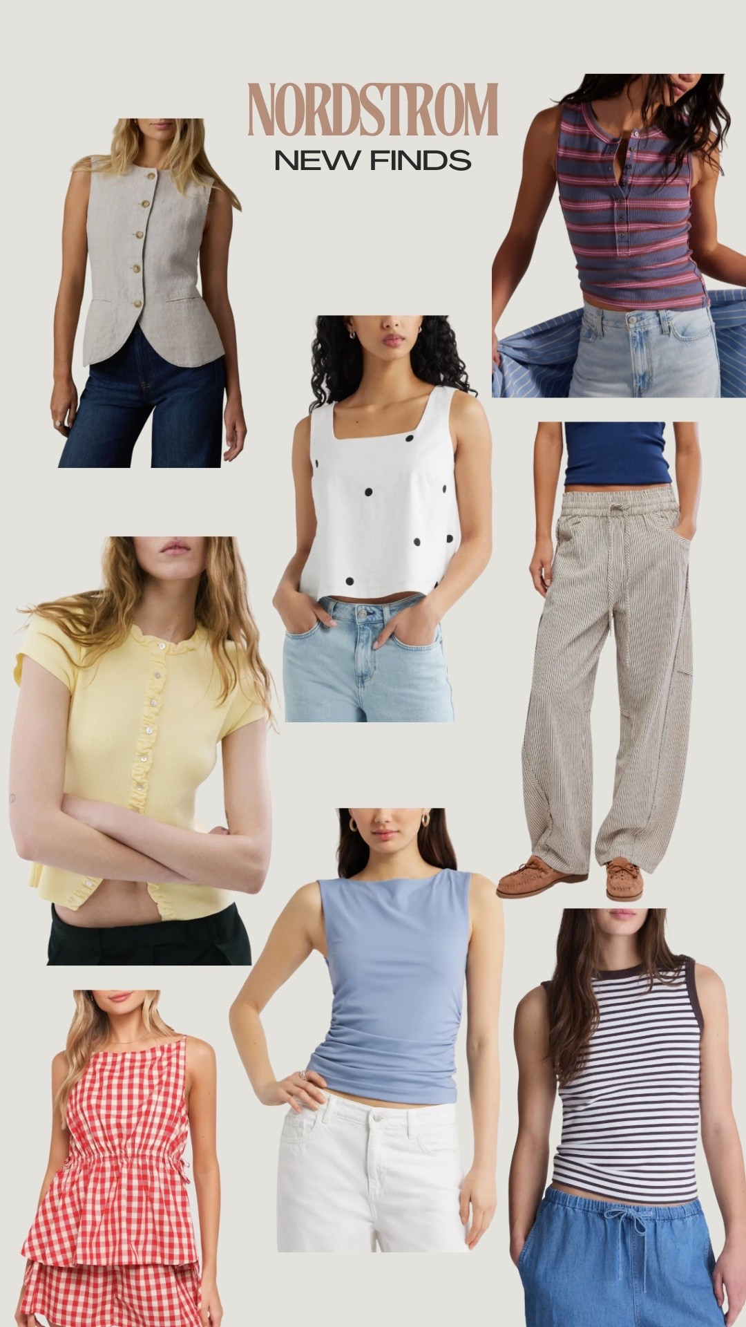 New Nordstrom finds that went straight into my cart 🛒✨ Think pretty tops, elevated basics, breezy pants, and versatile pieces you’ll wear all summer long.

#LTKFinds #NordstromStyle #SummerWardrobe #EverydayStyle #LTKSeasonal

#LTKootd #LTKmomlife #LTKgrwm