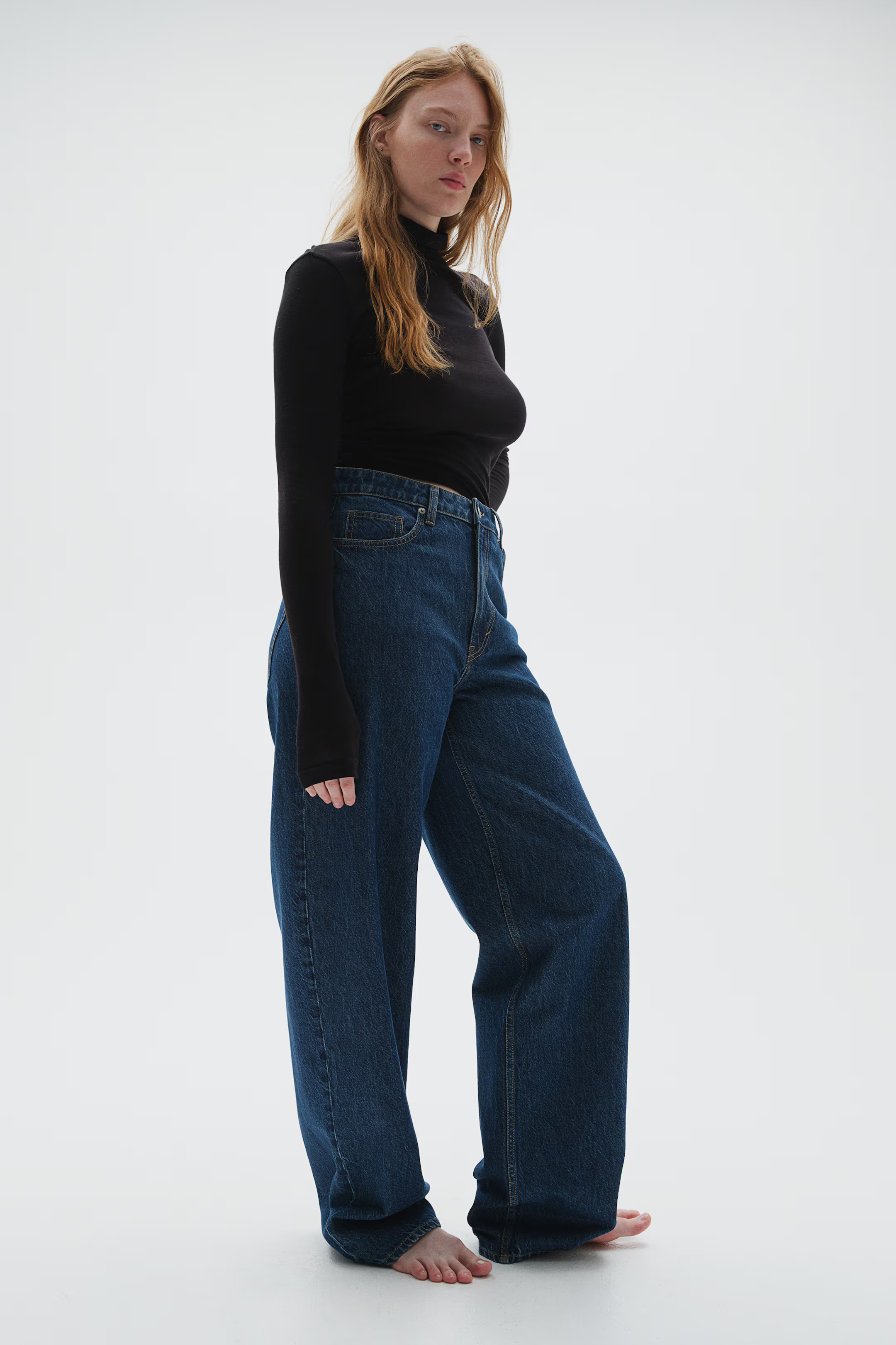 Curvy Fit Baggy High Jeans | H&M (US + CA)