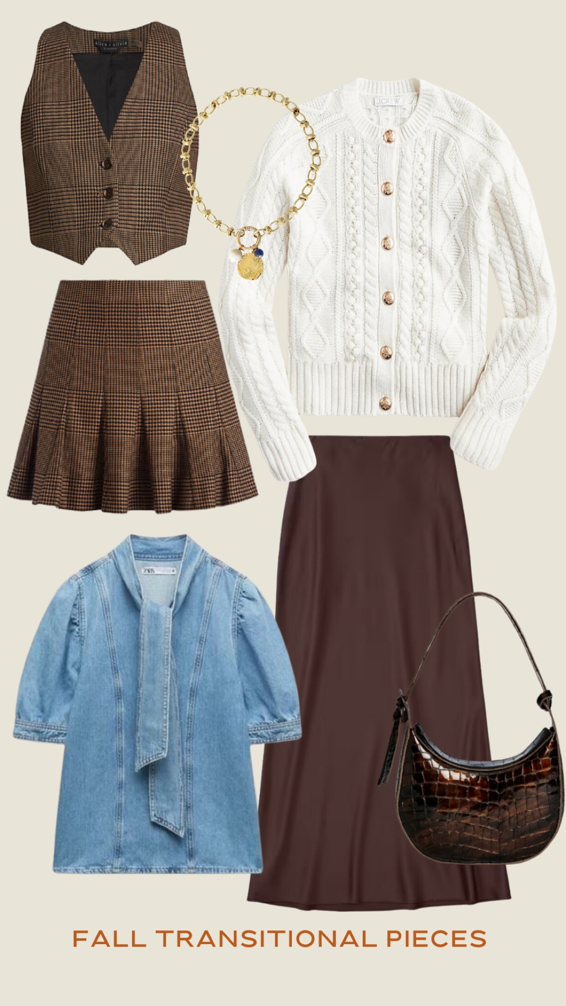 Fall fashion 
Fall outfits 
Workwear 
Brown skirt 
Silk skirt
Transitional fall outfits 

#LTKSeasonal #LTKstyletip #LTKworkwear