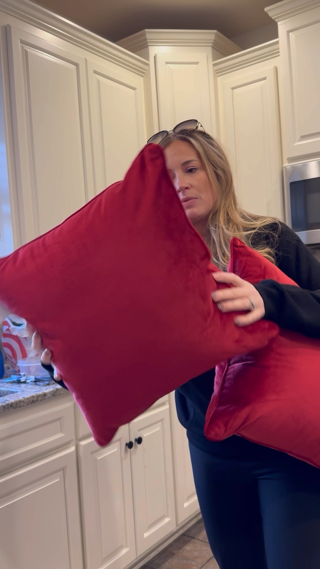 Red velvet throw pillows. Holiday throw pillows, Christmas pillows #holidaydecor #christmasdecor #throwpillow #velvetpillow #walmartfinds

#LTKSeasonal #LTKHoliday #LTKHome