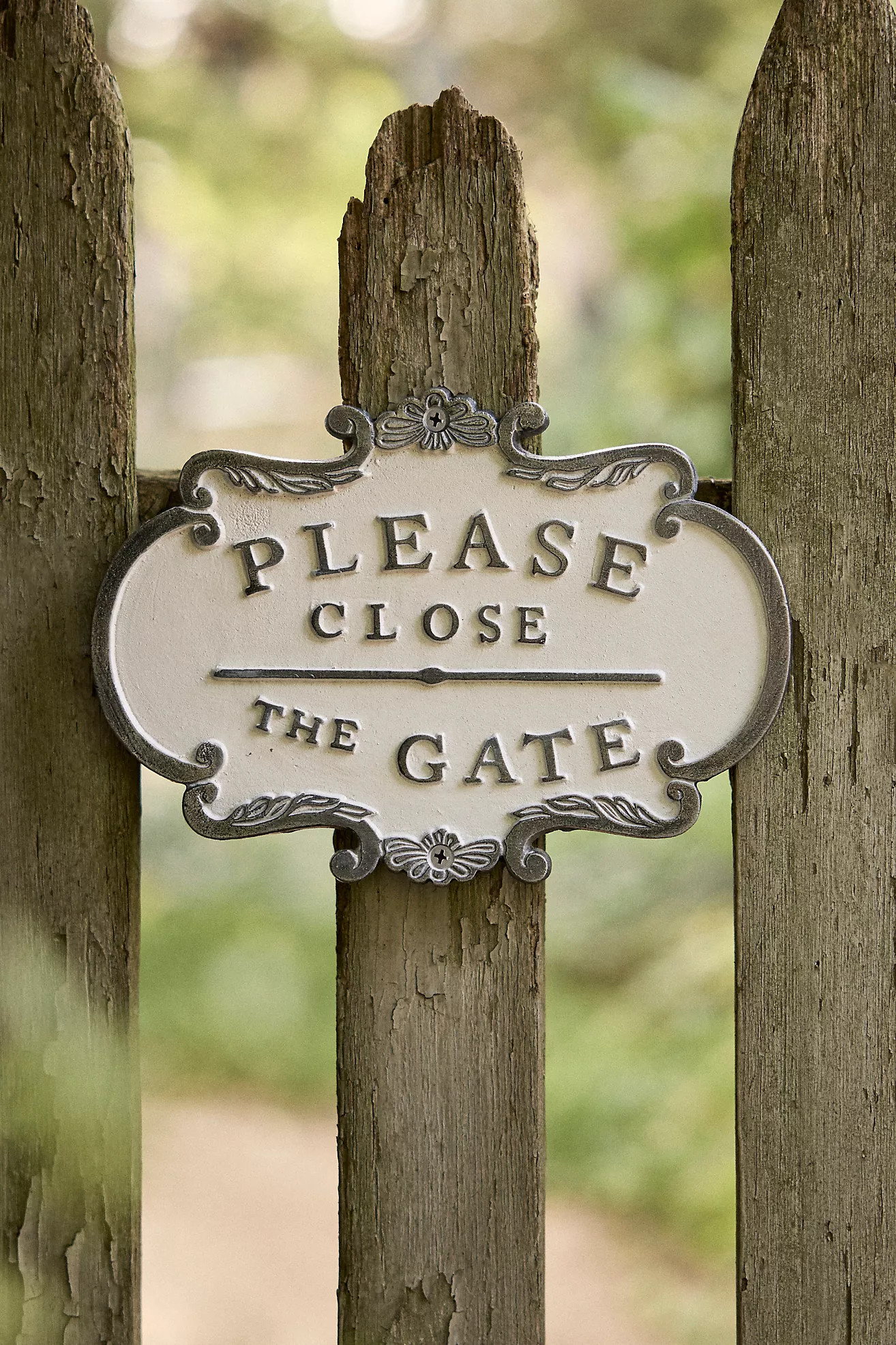 Please Close the Gate Sign | Anthropologie (US)