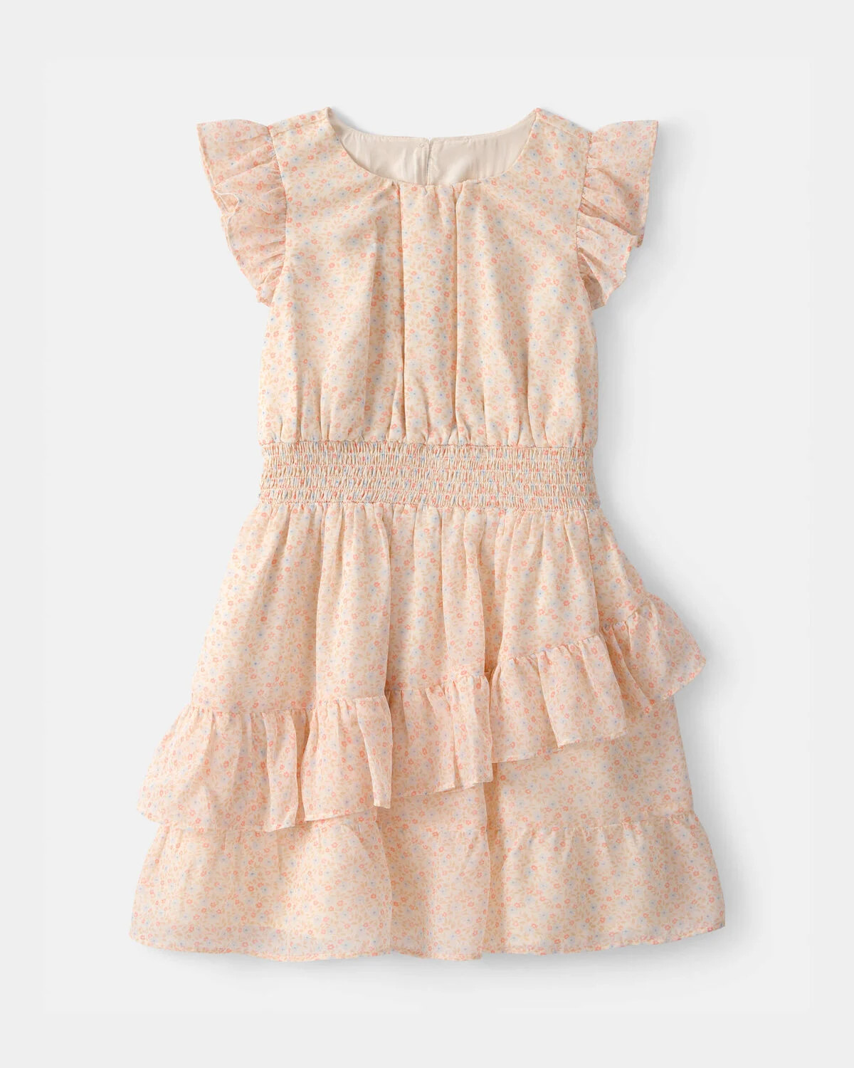 Girls Floral Smocked Dress - Pink | Carter's Inc