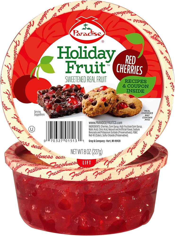 Paradise Red Cherries, 8 Ounce | Amazon (US)