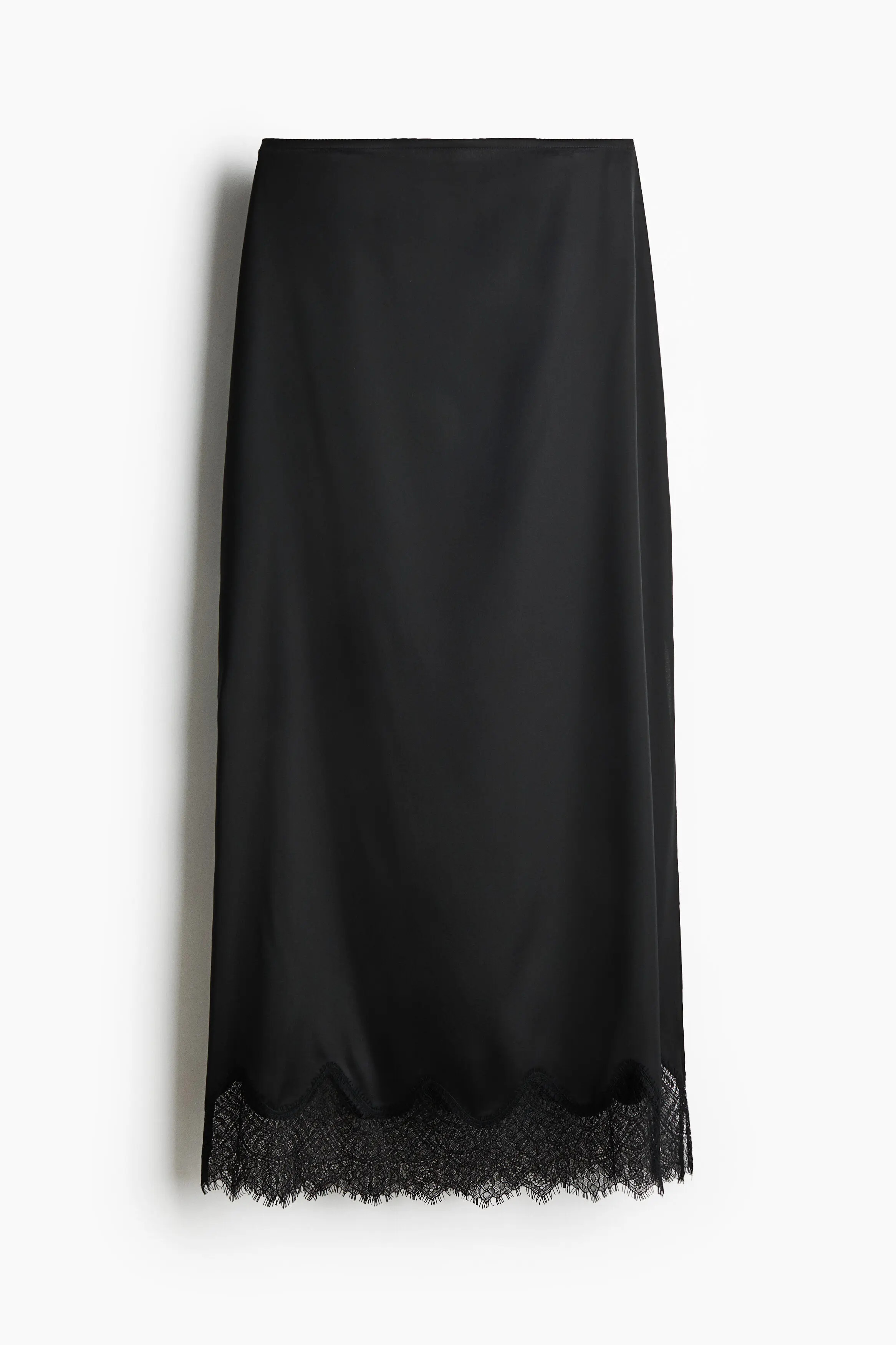 Lace-trimmed Satin Skirt (Women) | Nordstrom | Nordstrom