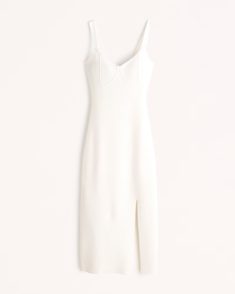Corset Midi Sweater Dress | Abercrombie & Fitch (US)