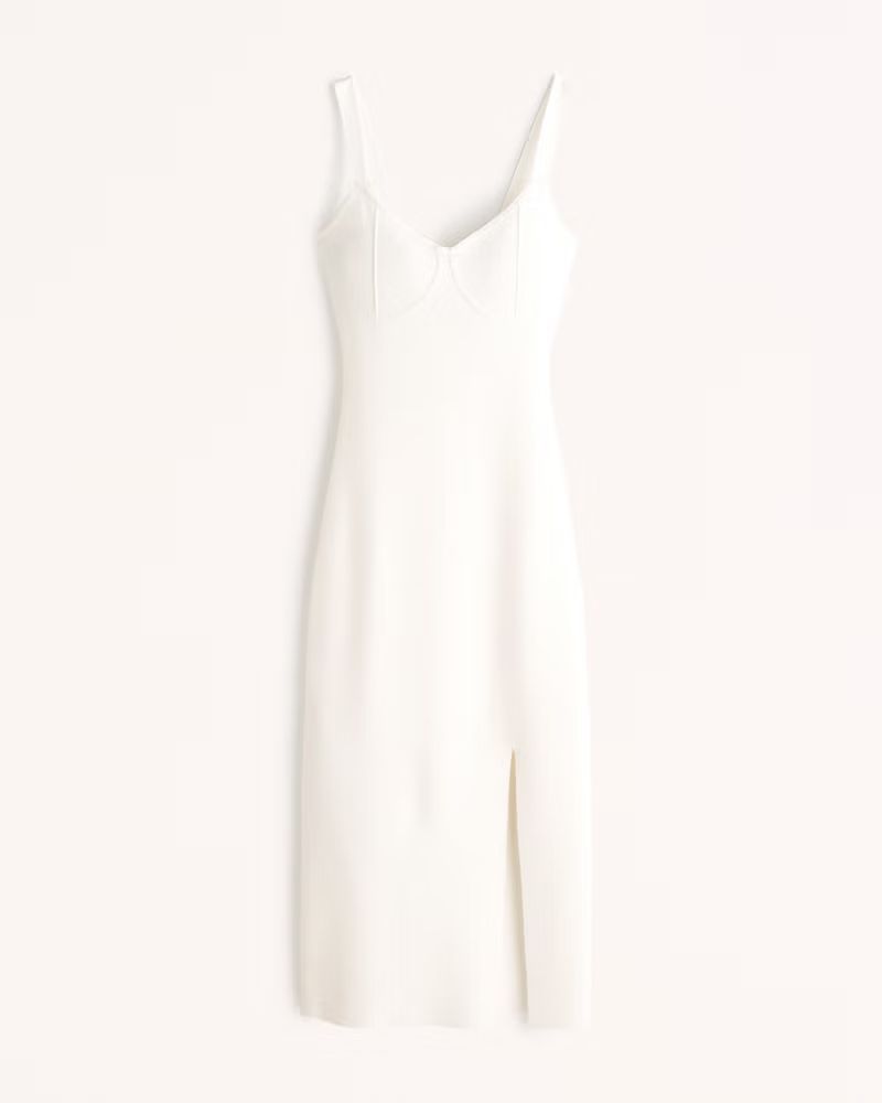 Corset Midi Sweater Dress | Abercrombie & Fitch (US)