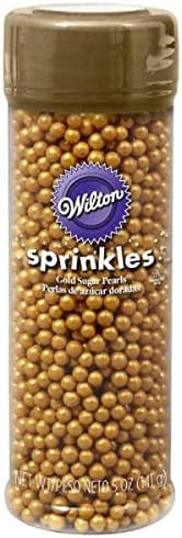 Wilton Sugar Pearls, 141 gram, Gold | Amazon (US)