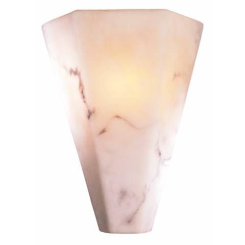 Fedi Collection Alabaster Dust Wall Sconce - #30728 | Lamps Plus | Lamps Plus
