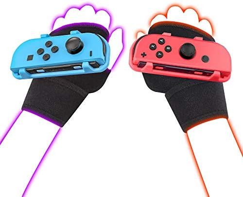 LeyuSmart Wrist Straps for Just Dance 2022 2021 2020 2019 Switch, Hand Free Elastic Wristband for Ni | Amazon (US)
