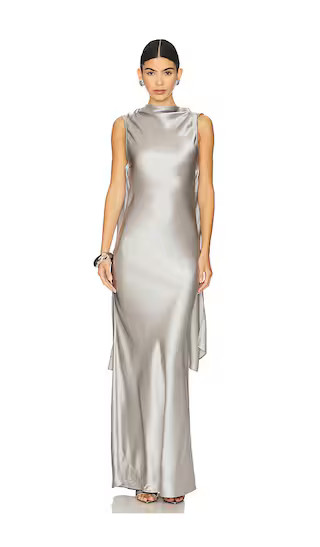 Fleeden Maxi Dress in Dove | Revolve Clothing (Global)