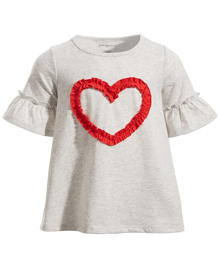 Toddler Girls Ruched Heart Top, Created for Macy's | Macys (US)