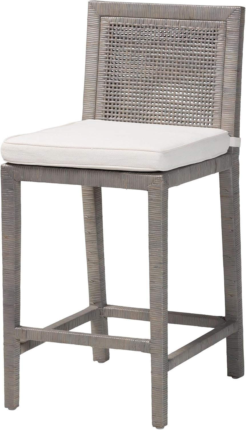 bali & pari Sofia Rattan Seatings with Mahogany Wood Frame - Handwoven Wicker Chairs with Removab... | Amazon (US)