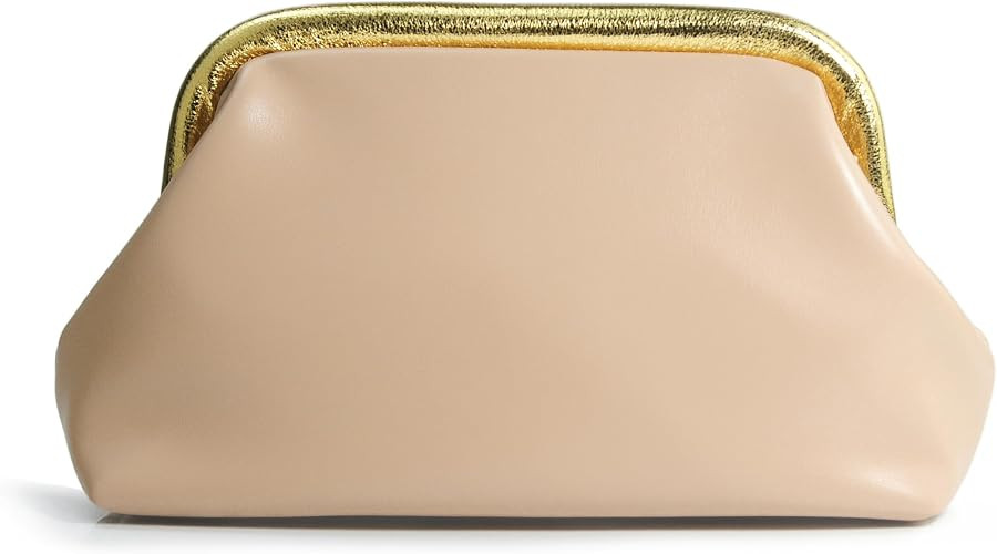 Women's Evening Clutch Purse with Detachable Chain Strap Soft Faux Leather Shoulder Bag for Eveni... | Amazon (US)
