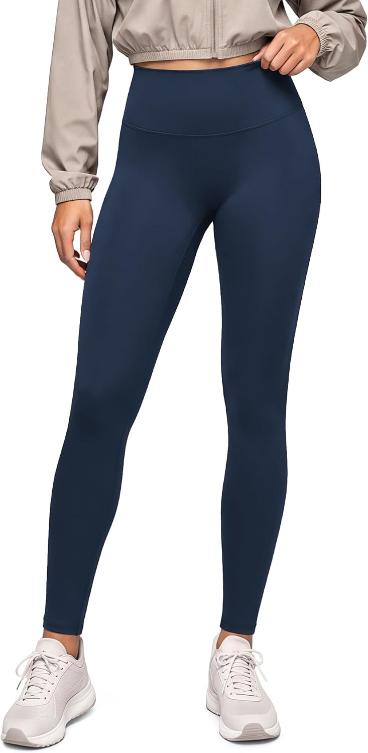 ODODOS No Front Seam Yoga Leggings for Women - 25" / 28" High Waist Buttery Soft Lounge Yoga Pants | Amazon (US)