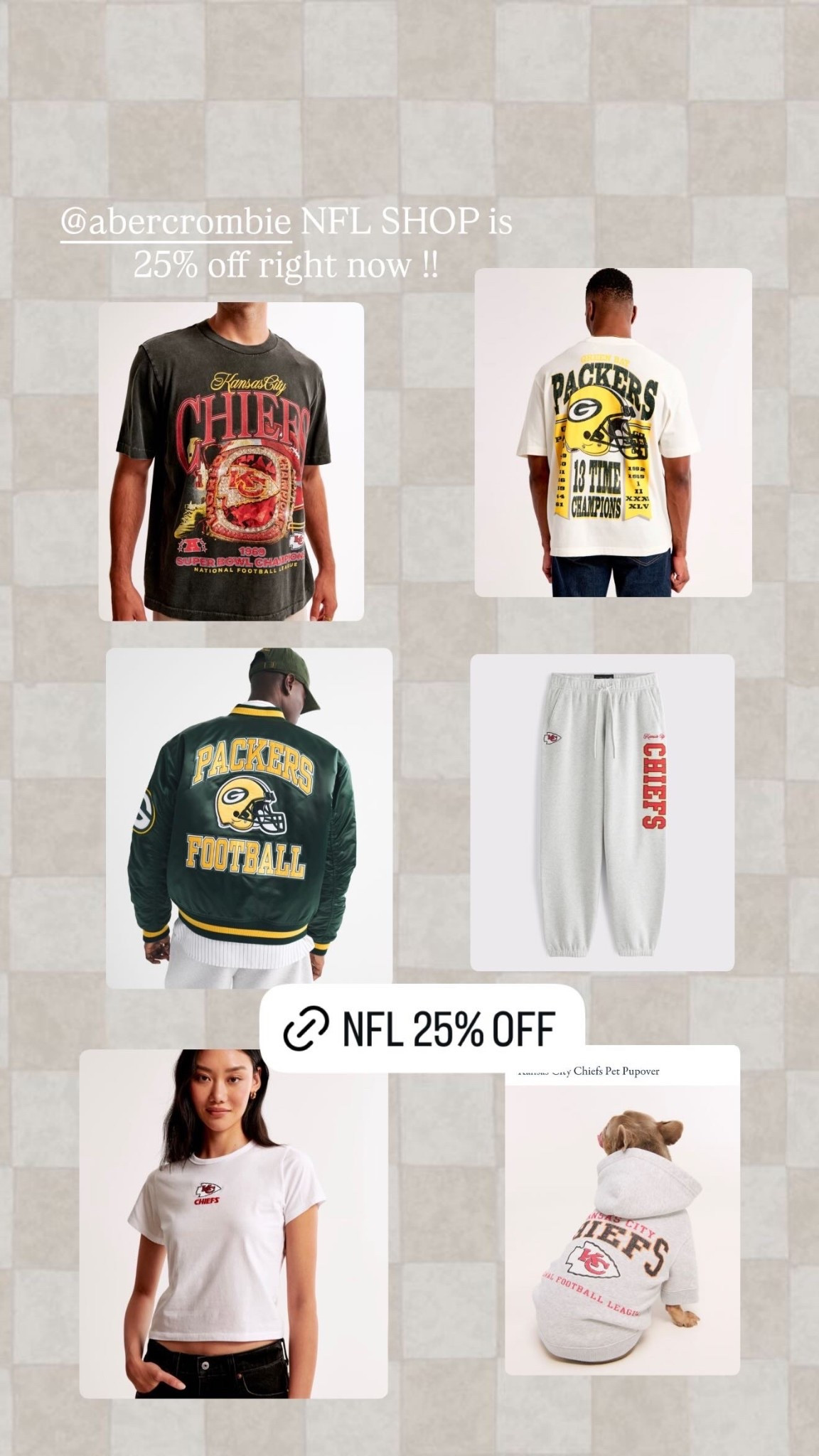 NFL GEAR 25% OFF 

#LTKSeasonal #LTKFindsUnder100 #LTKStyleTip