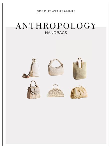 Anthropology Handbags | Exclusive LTK Sale

#neutral #aesthetic 

#LTKxAnthro #LTKsalealert #LTKunder100