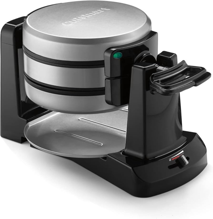 Cuisinart WAF-F40 Double Flip Belgian Waffle Maker,New Black/Stainless | Amazon (US)