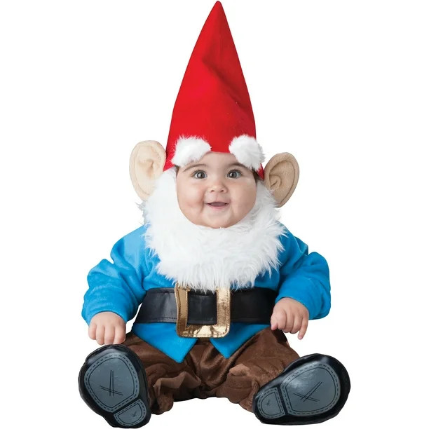 InCharacter Costumes Lil Garden Gnome Halloween Fantasy Costume Male, Infant 0-1, Blue - Walmart.... | Walmart (US)