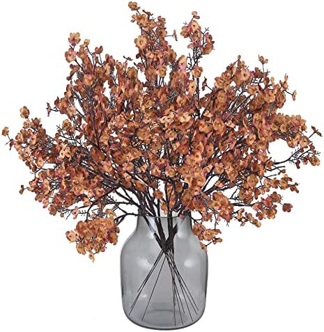 Momkids 6pcs Babys Breath Fabric Cloth Artificial Flowers Fake Gypsophila Bouquet Faux Silk Flora... | Amazon (US)