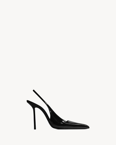 kiss slingback pumps in patent leather | Saint Laurent Inc. (Global)