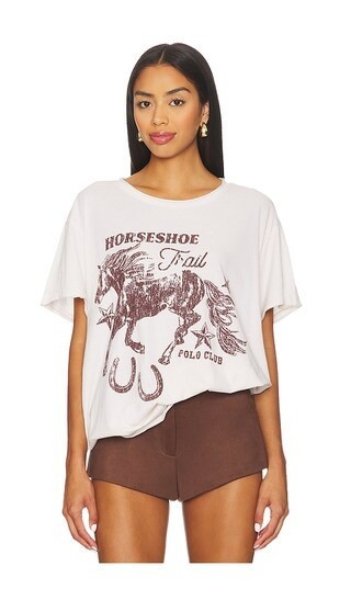 Show Me Your Mumu Airport Tee in Cream. - size M | Revolve Clothing (Global)