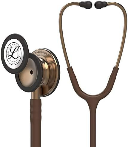 3M Littmann Classic III Monitoring Stethoscope, Copper-Finish Chestpiece, Chocolate Tube, 27 inch... | Amazon (US)