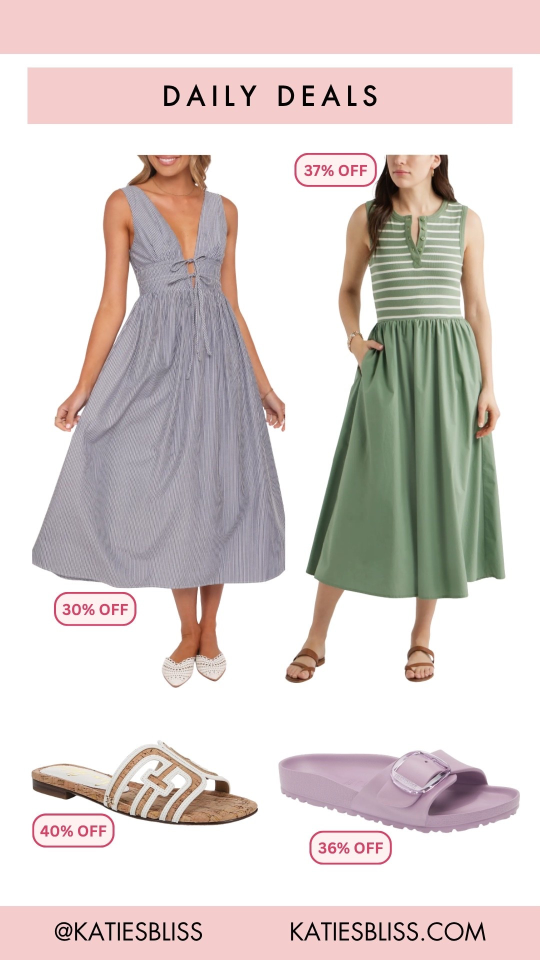 Daily deals ✨

Nordstrom. Sale. Deal. Markdown. Summer. Dress. Casual. Sandals. Slides. Birkenstocks.

#LTKSaleAlert #LTKSeasonal