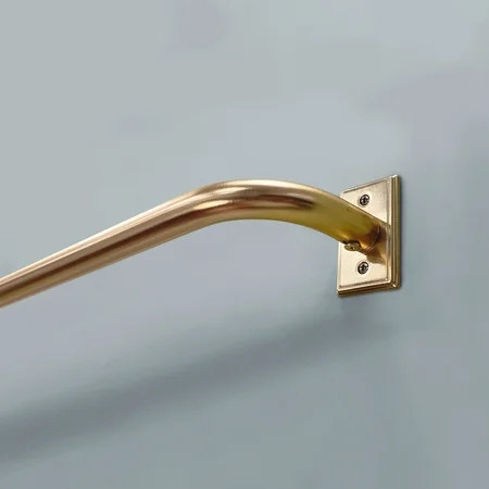 Better Homes & Gardens 1” Metal French Wrap Curtain Rod Brass 120-180” | Walmart (US)