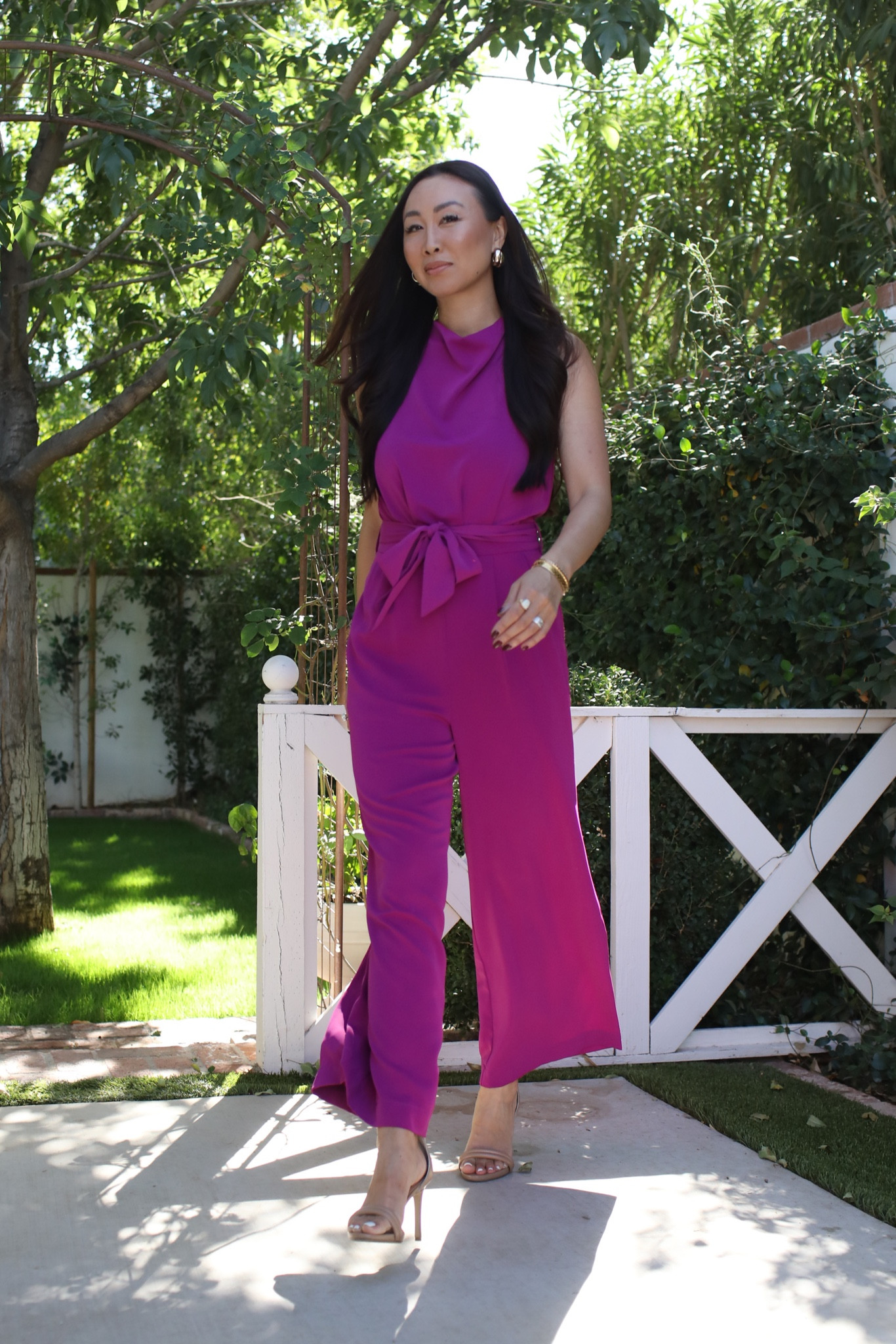 Loving this jumpsuit with pockets, this @nicolemillernyc jumpsuit is great for the upcoming holiday gatherings! I’m wearing a size 4 and I’m 5’7.5” you can find this cowl neck jumpsuit in two colors at @kohls. Discover the latest Nicole Miller collection of dresses, jumpsuits, handbags, and more on nicolemiller.com and Kohls.com. #NicoleMillerStyle #SpottedinNM #NicoleMiller #ShopLTK #ad