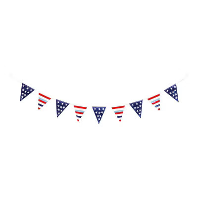 Flag Garland Red White Blue - Sun Squad™ | Target