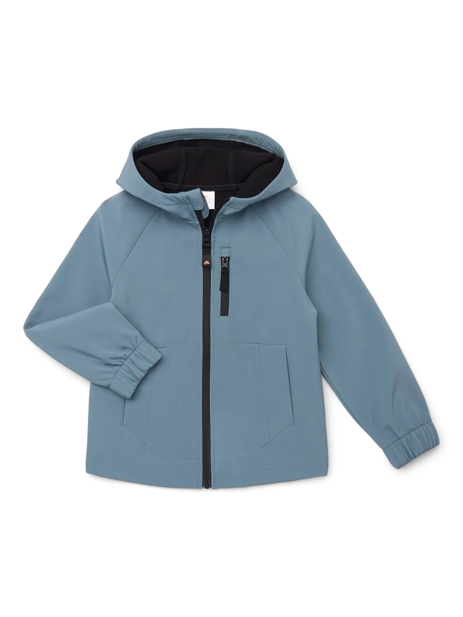 Ozark Trail Little and Big Boys Hooded Softshell Jacket, Lightweight, Sizes 4-18 | Walmart (US)