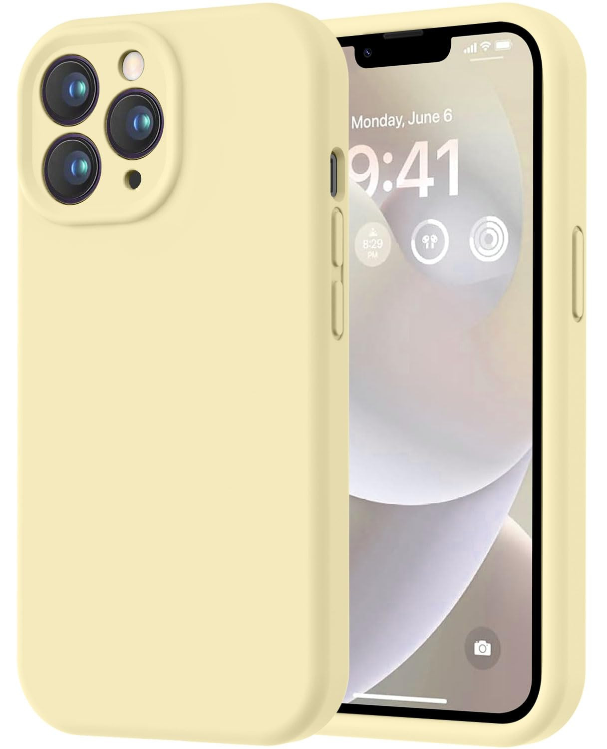 LOVE 3000 Designed for iPhone 13 Pro Max Case, Premium Silicone with [Soft Anti-Scratch Microfibe... | Amazon (US)