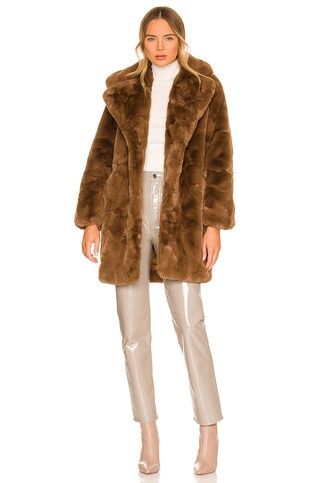 Apparis Stella Coat in Camel from Revolve.com | Revolve Clothing (Global)