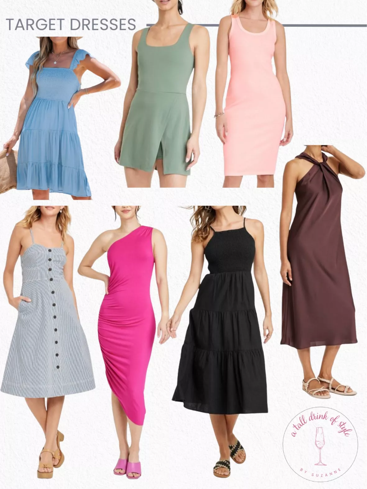 Women's Halter Slip Dress - A New … curated on LTK