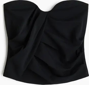H&M Draped Interlock Bandeau Top | Nordstrom | Nordstrom