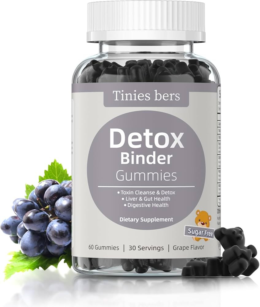 Detox Binder Gummies 1500mg, All-in-One Binder Detox Supplement for Adults & Kids, Max Absorption... | Amazon (US)