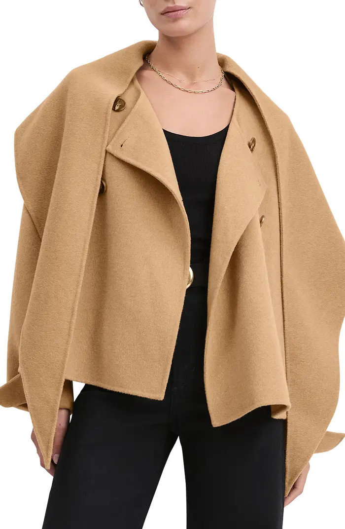 The Jamie Wool Blend Scarf Coat | Nordstrom