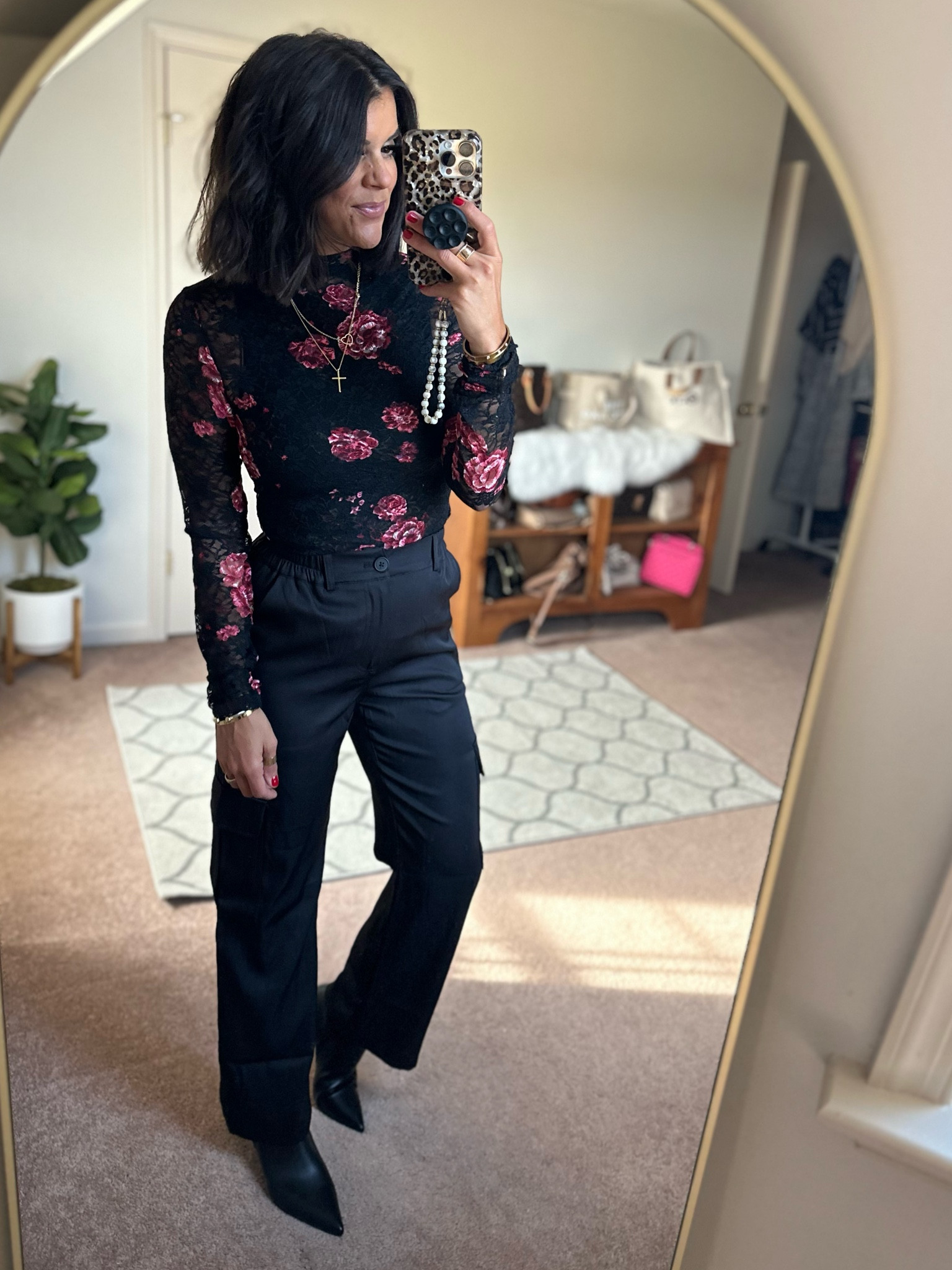 New Walmart finds!!! Lace top only $12.99 right now! Size small in cargo trousers- also on sale! Only $16!
Walmart boots fit tts 

#LTKFindsUnder100 #LTKStyleTip #LTKSaleAlert
