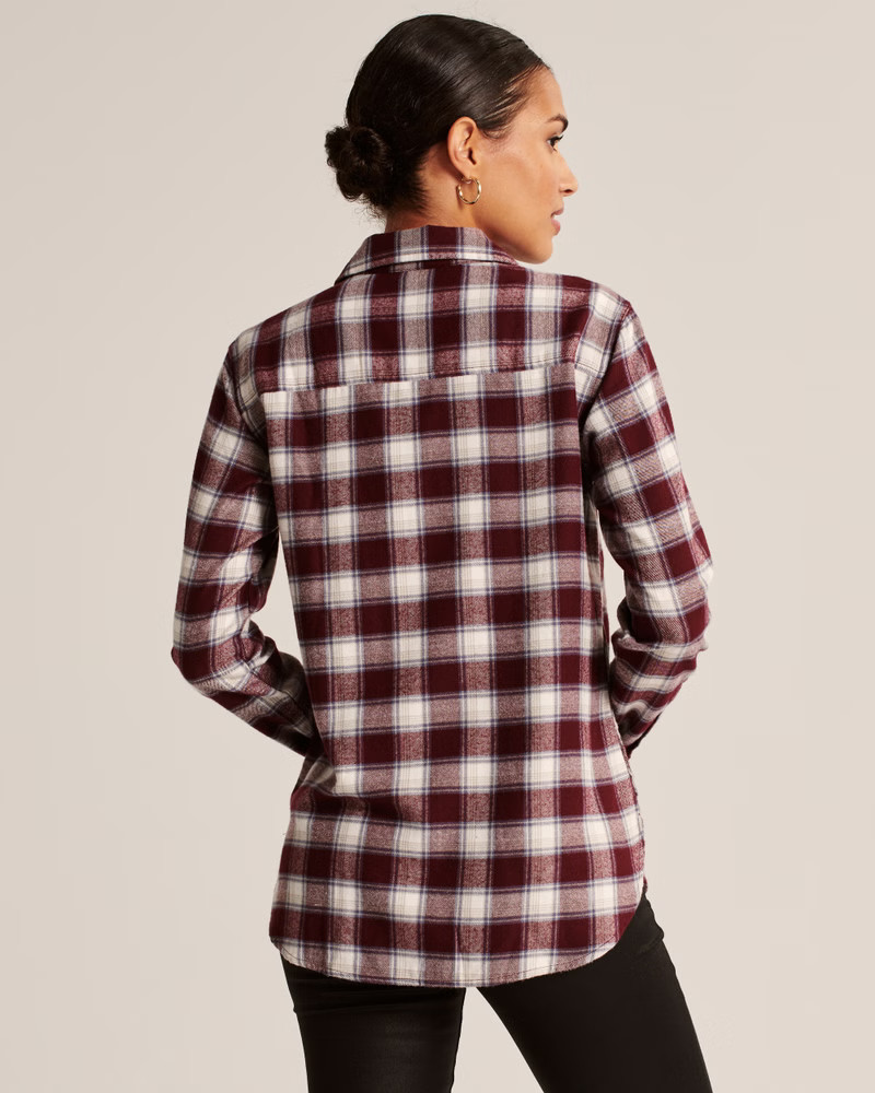 Boyfriend Flannel Shirt | Abercrombie & Fitch (US)