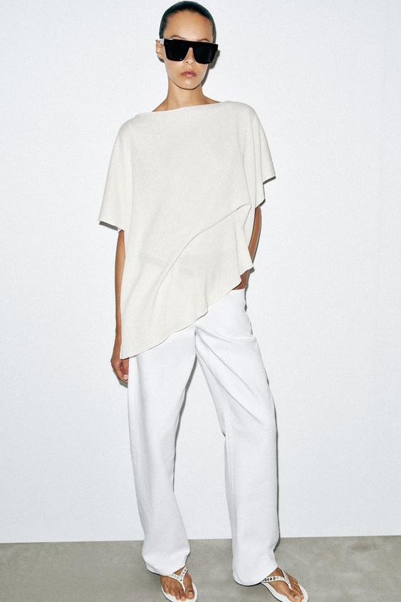DRAPED CAPE TOP | Zara US