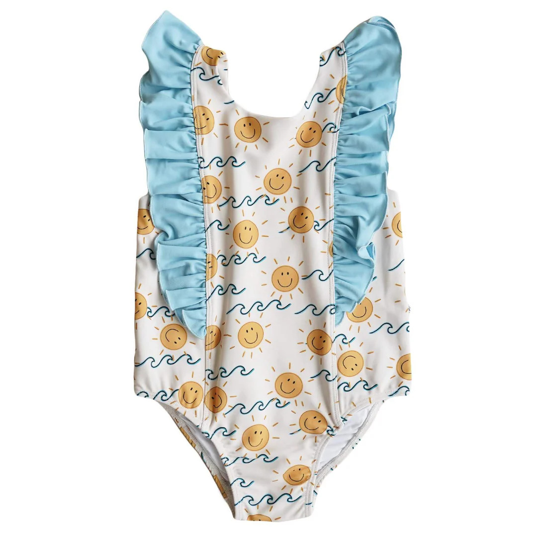 Double Ruffle One Piece | Sun's Out | Caden Lane