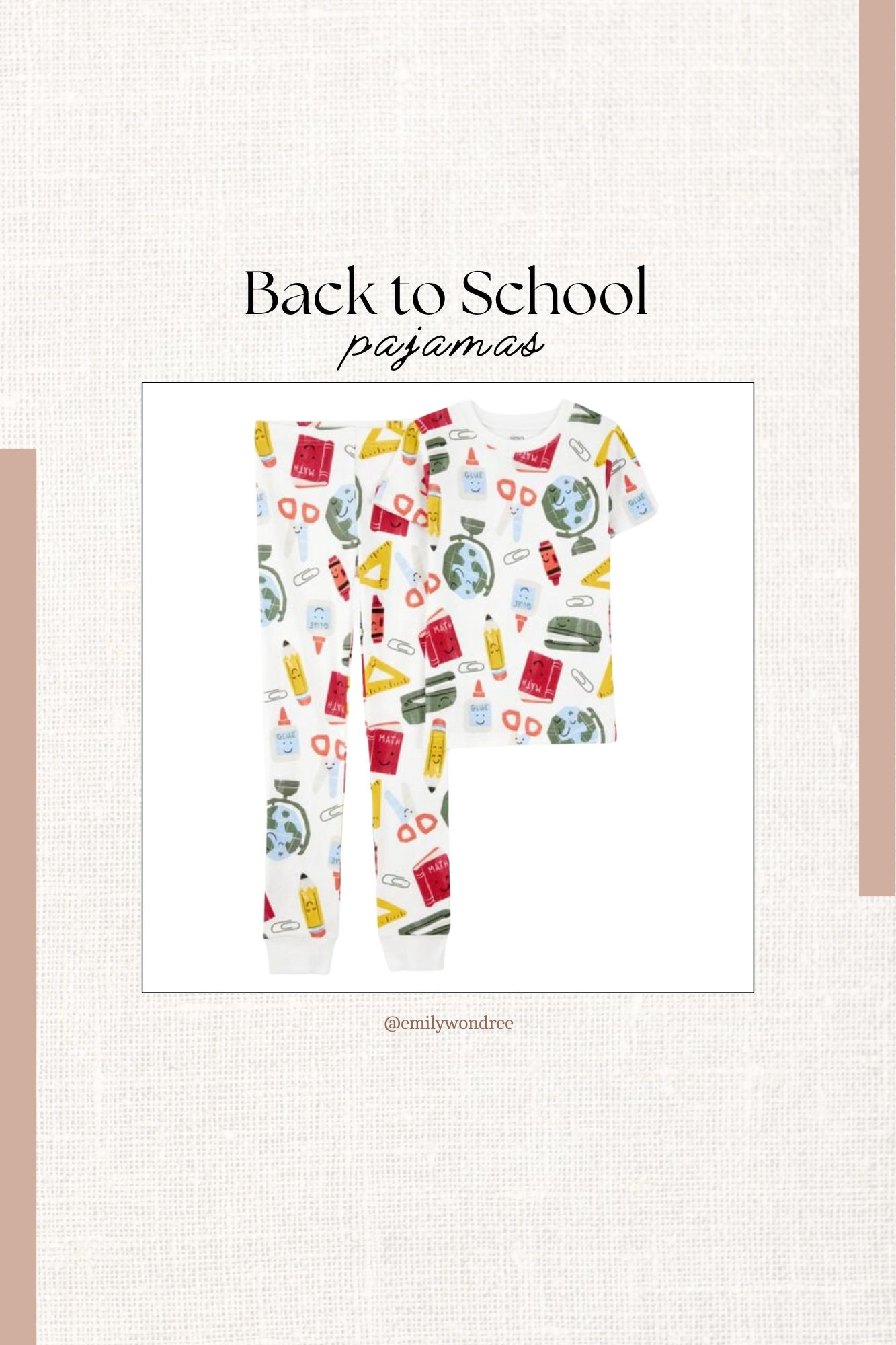 Back to School Kids Pajamas #backtoschool #pajamas #kids  

 #LTKSeasonal #LTKKids #LTKFamily