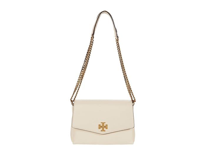 Tory Burch Kira Pebbled Small Convertible Shoulder Bag (New Cream) Handbags | Zappos